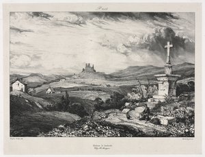 Château de Larderole, 1832 - Eugene Isabey