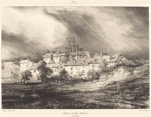 Château de Pont-Gibaud - Eugene Isabey