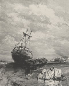 Marée basse, 1833 - Eugene Isabey