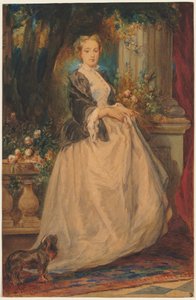 Portrait de Madame Thomas née Camille Boucher - Eugene Isabey