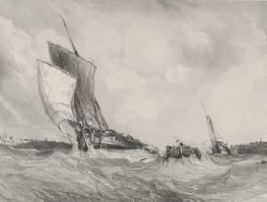 Retour au Port, 1833 - Eugene Isabey