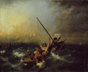Naufrage - Eugene Isabey