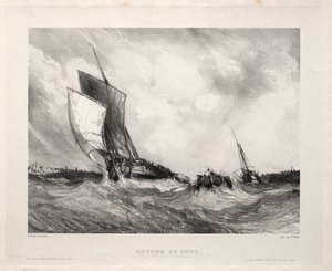 Six marins : Retour au port - Eugene Isabey