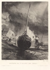 Souvenir de St. Valéry sur Somme - Eugene Isabey