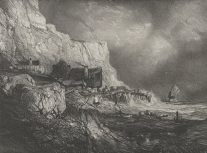 Les environs de Dieppe, 1833 - Eugene Isabey