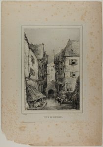 Vue de Rouen, planche trois - Eugene Isabey
