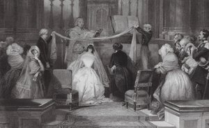 Un mariage français à Saint-Roch, Paris - Eugene Louis (after) Lami