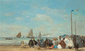 Scène de plage à Trouville, 1863