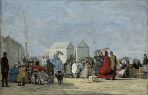 Scène de plage à Trouville, 1864