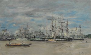 Bordeaux, le port, 1874