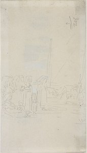 Femmes bretonnes sur la plage - Eugene Louis Boudin