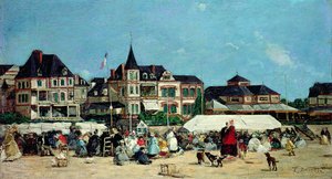 Casino de Trouville - Eugene Louis Boudin