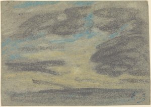 Nuages sur la mer, 1860-1865 - Eugene Louis Boudin