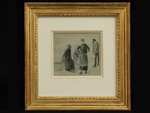 Figures sur une plage