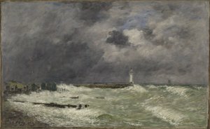 Coup de vent devant Frascati, Le Havre - Eugene Louis Boudin