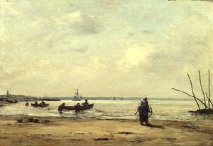 Marée Basse Près de Honfleur, vers 1864-66