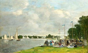 Régates à Argenteuil, 1866 - Eugene Louis Boudin