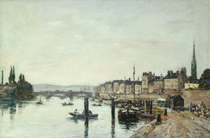 La Seine et le Pont Corneille - Eugene Louis Boudin
