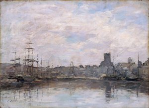 Matin de septembre : Port de Fécamp, 1880 - Eugene Louis Boudin