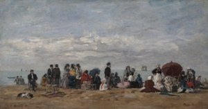 La plage de Trouville, 1871