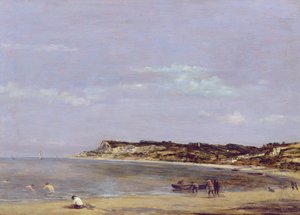 La Côte à La Heve, 1856 - Eugene Louis Boudin