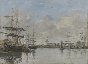 Le port du Havre, vers 1885-90