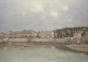 Le Port de Trouville, 1884 - Eugene Louis Boudin