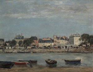 Le Port de Trouville - Eugene Louis Boudin