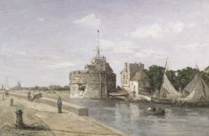 La tour de François Ier au Havre, c.1854 - Eugene Louis Boudin