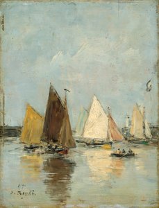 Le retour des bateaux, 1897 - Eugene Louis Boudin