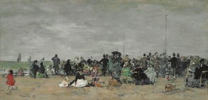 Plage de Trouville, 1874