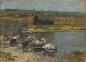 Blanchisseuses au bord de l