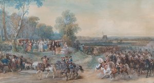 Camp de Compiègne, 1698, vers 1860