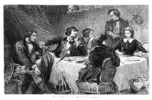 Illustration par Eugène Lami de « Mimi de Pinson » d