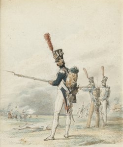 Infanterie de la Jeune Garde en 1812 - Eugene Louis Lami