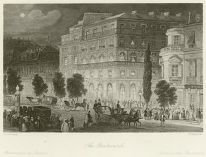 Les Boulevards - Eugene Louis Lami