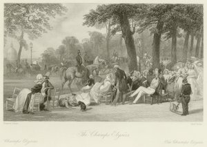 Les Champs-Élysées - Eugene Louis Lami