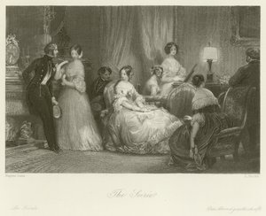 La Soirée - Eugene Louis Lami