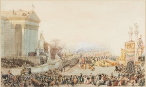 La translation des cendres de Napoléon : 15 décembre 1840 - Eugene Louis Lami