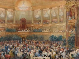 Le dîner à Versailles en présence de Napoléon III