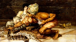 Le charmeur de serpents, 1884