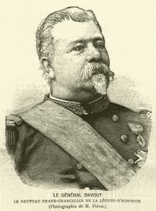 Général Davout, soldat français et nouveau Grand Chancelier de la Légion d