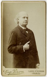 Porträt von Leconte de Lisle, (Charles Marie Leconte, genannt), (1818-1894), (Dichter) - Eugene Pirou