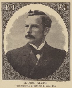 Rafael Iglesias, Président de la République du Costa Rica