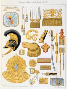 Chevau-Légers de la Garde du Roi, Insigne - Eugene Titeux
