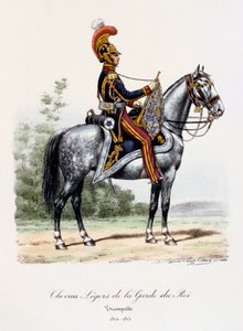 Chevau-Légers de la Garde du Roi, Trompette - Eugene Titeux