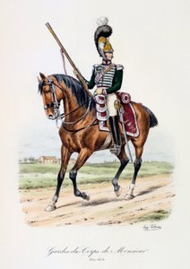 Gardes-du-Corps de Monsieur, 1820-24 - Eugene Titeux