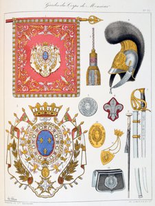 Gardes-du-Corps de Monsieur, Insigne - Eugene Titeux