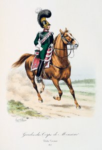 Gardes-du-Corps de Monsieur, Petite Tenue, 1815 - Eugene Titeux