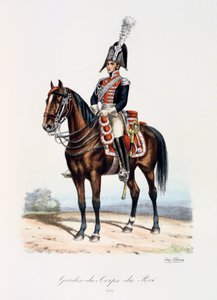 Gardes-du-Corps du Roi, 1814 - Eugene Titeux